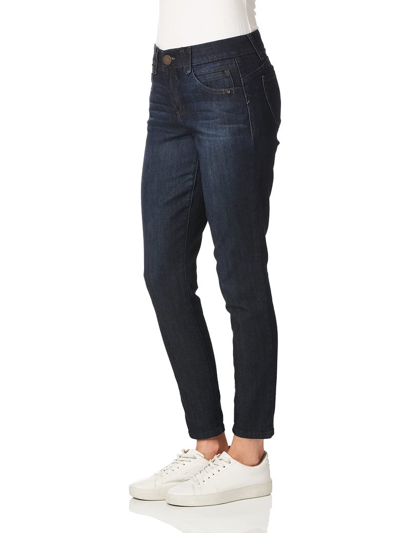 Democracy womens Plus-size "Ab"solution Straight Leg Jeans, Indigo, 22 Plus - Image 2